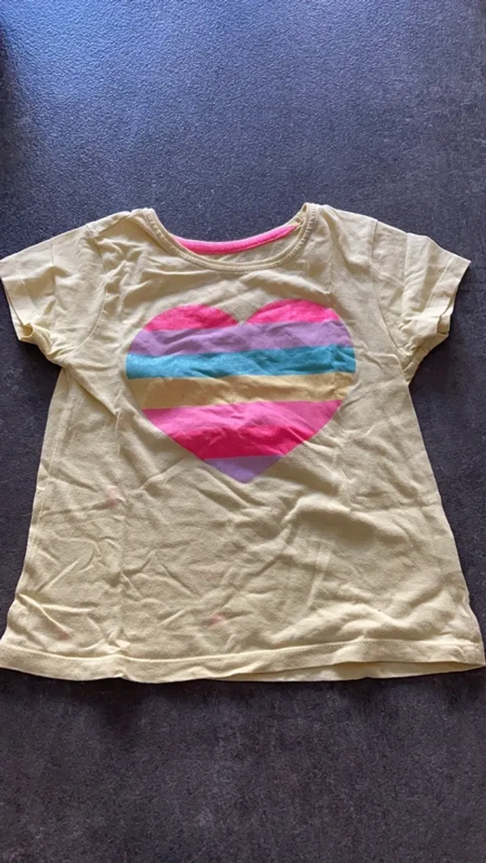 Lot tee-shirts fille 4 5 ans - photo numéro 4