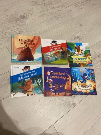 Lot de six livres McDo