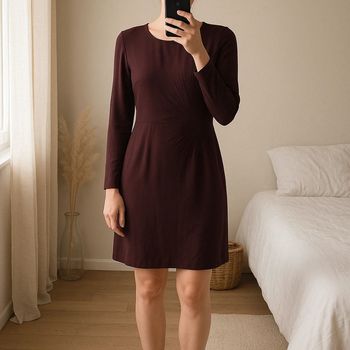 Robe Cotelac bordeaux taille 0 - comme neuve