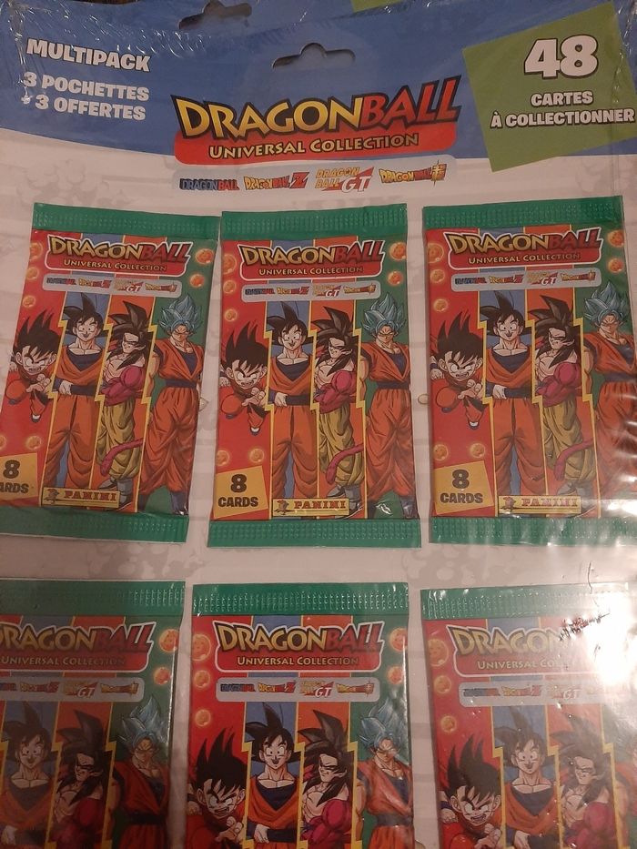 Lot 60 pochettes Panini Dragon Ball universal - photo numéro 2