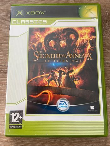 Le seigneur des anneaux le tiers age xbox