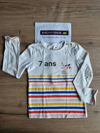 Pull fin sergent major 7 ans