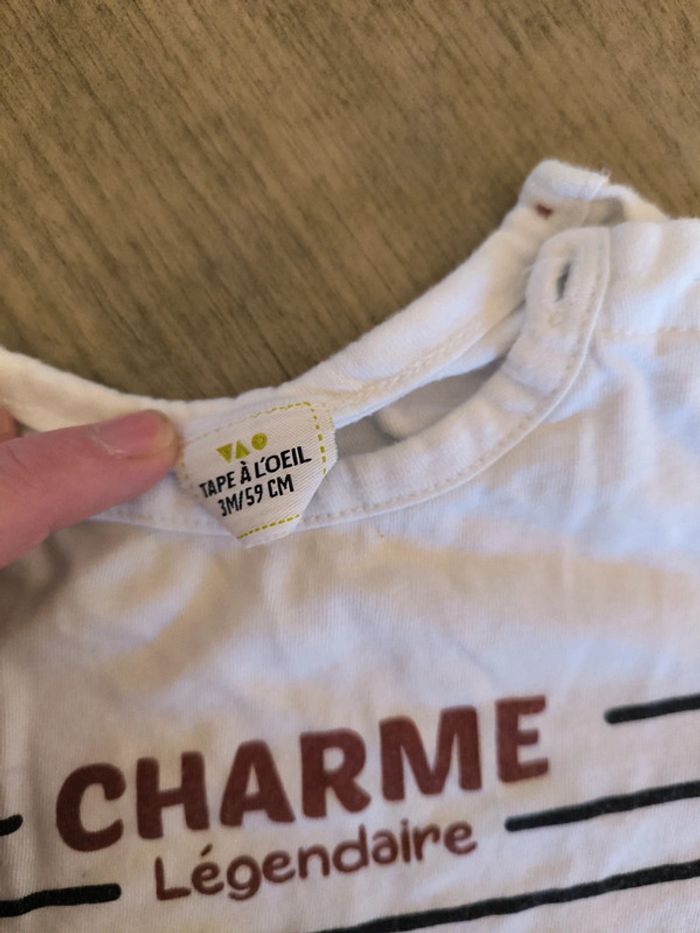 T-shirt 3 mois - photo numéro 3
