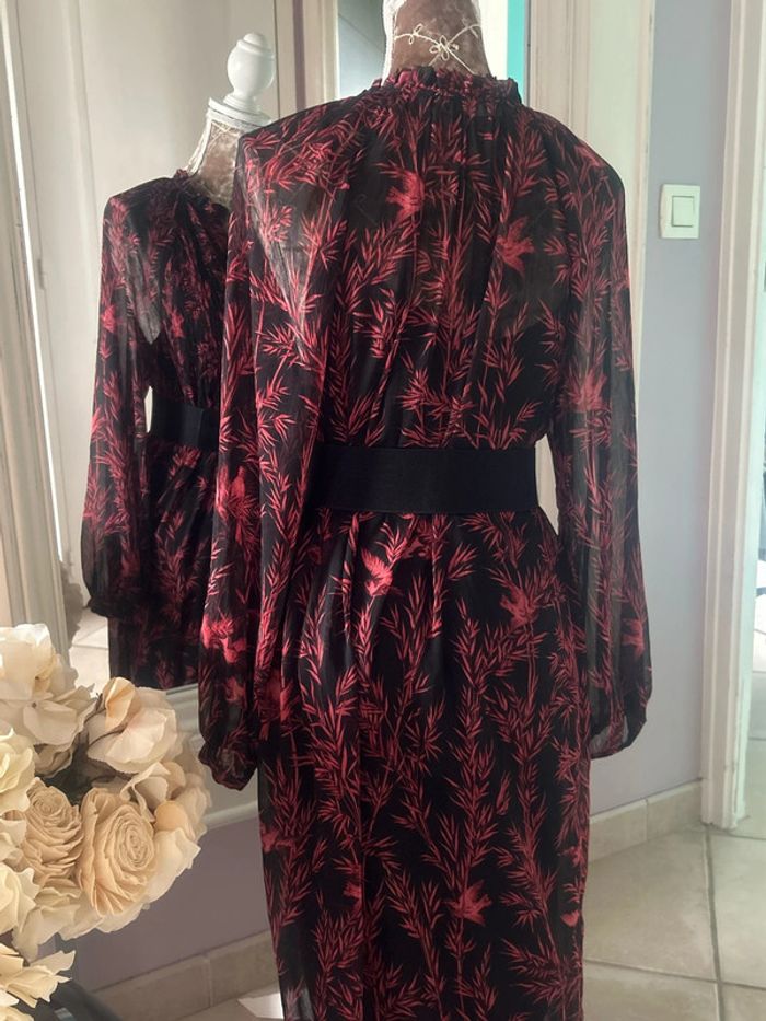 Robe longue Mango S à motifs - photo numéro 6