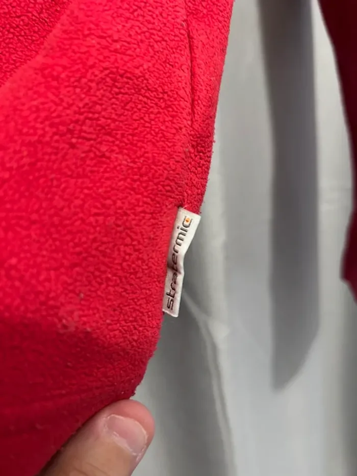 Polaire Quechua Decathlon Enfant - Rouge - Taille 12 ans - photo numéro 3