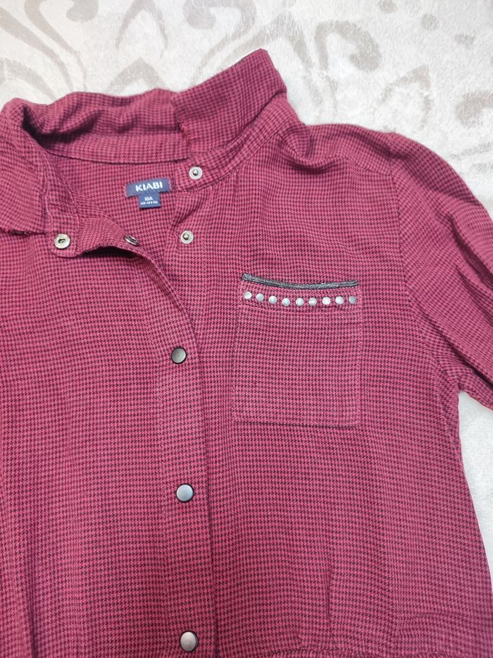 Robe bordeaux taille 10 ans - photo numéro 2
