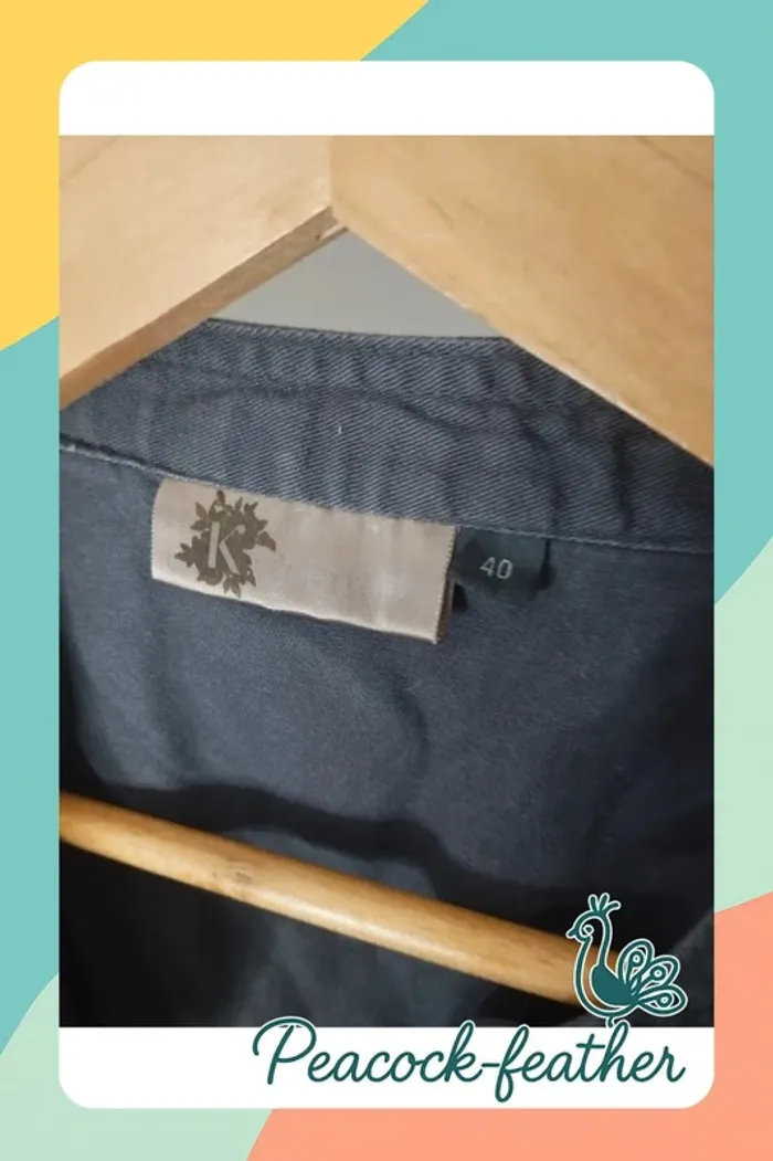 Veste saharienne grise Kiabi 40 - photo numéro 4