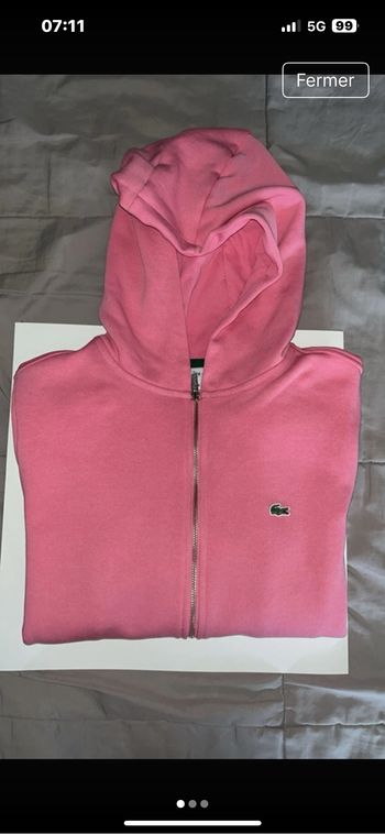 Veste Lacoste rose