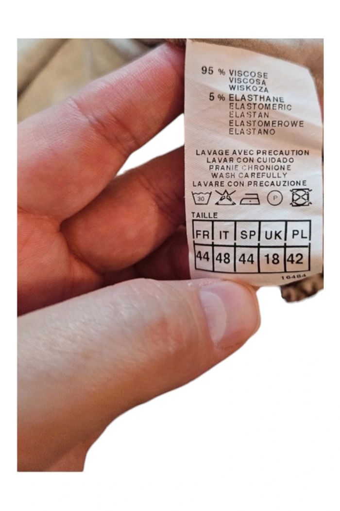 Chemisier court en jersey T42 - photo numéro 6