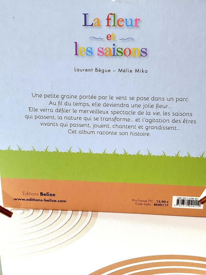 📚 Éditions Belize La fleur et les saisons - photo numéro 4