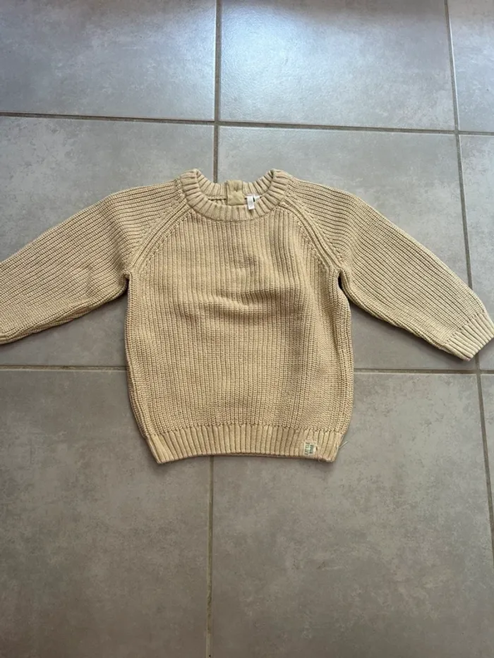 Pull beige orchestra taille 18 mois