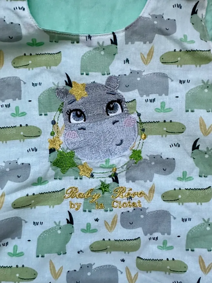 Robe motif hippopotame - photo numéro 4