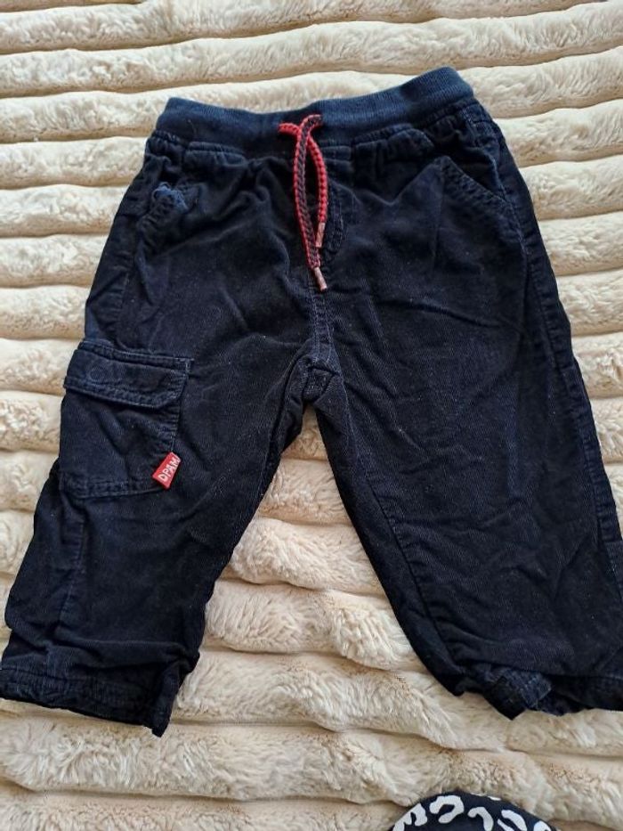 pantalon velours noir dpam 18 mois