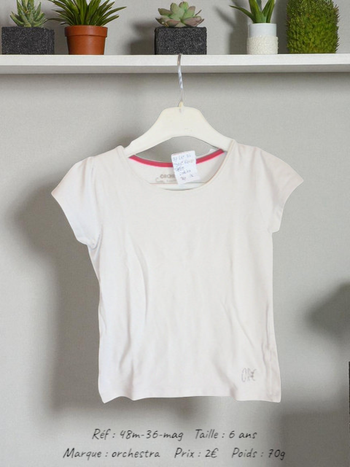 T-shirt 6 ans Orchestra (48m-36-mag)