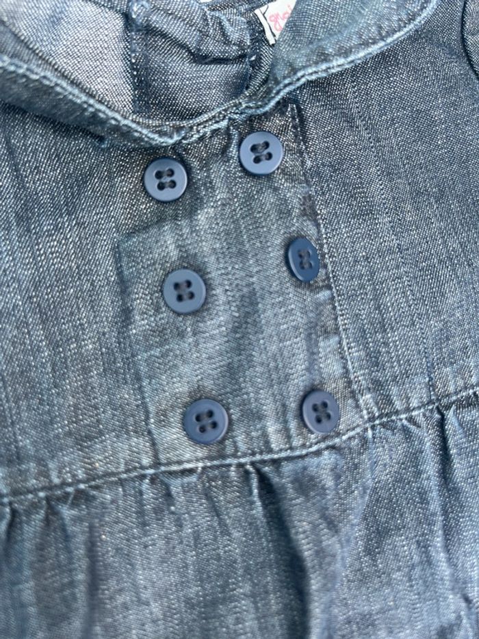 Robe effet jean 6 mois - photo numéro 3