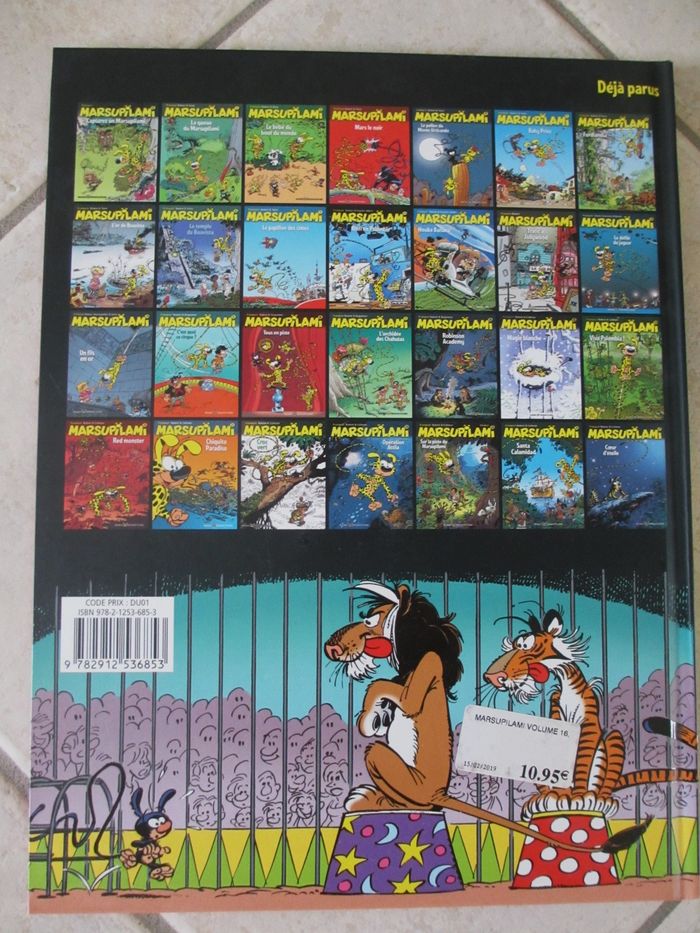BD Marsupilami - Tome 16 « Tous en piste » - photo numéro 2