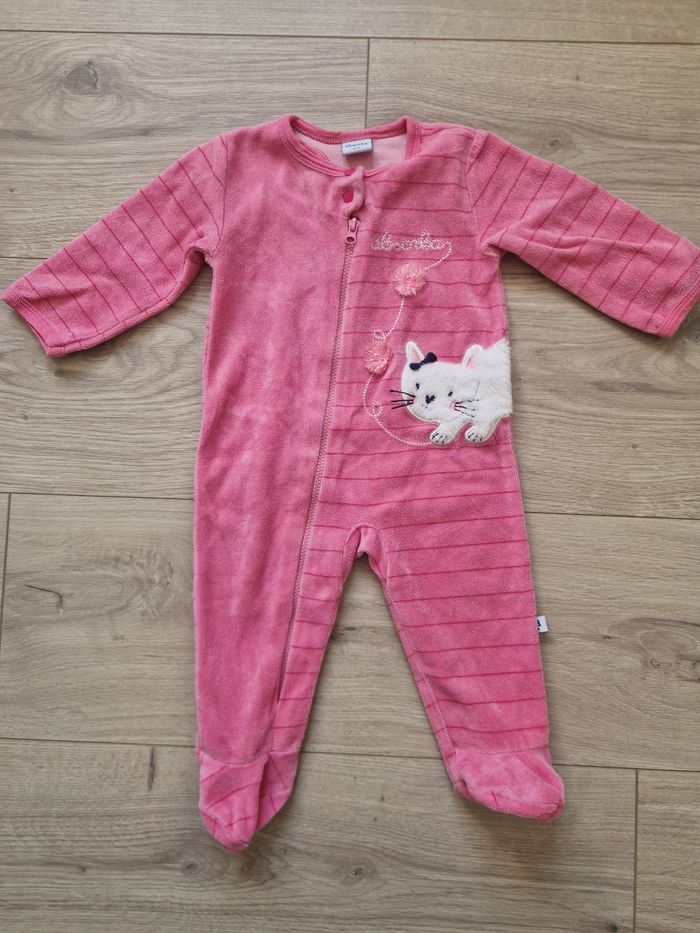 Pyjama bebe fille Absorba fermeture zip 6 mois