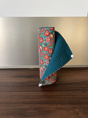 Essuie-tout lavables et réutilisables 6 feuilles 