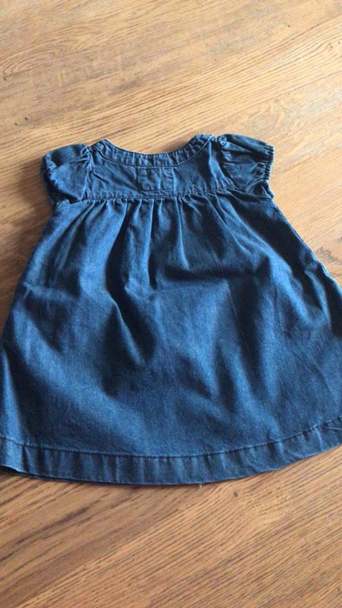 Robe jean - bout’chou - 6 mois - photo numéro 3