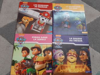 lot de 4 petits livres pat patrouille