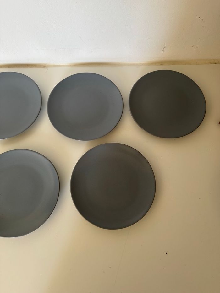 Lots 5 assiettes à dessert - photo numéro 2