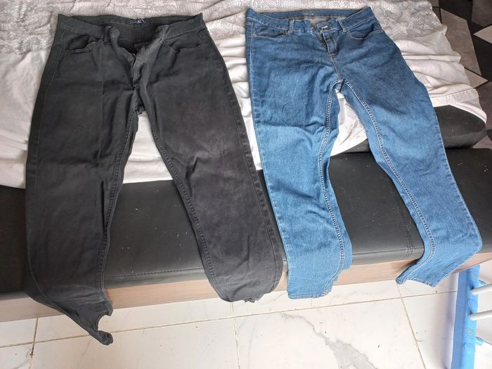 lot de 2 jeans femme taille 42