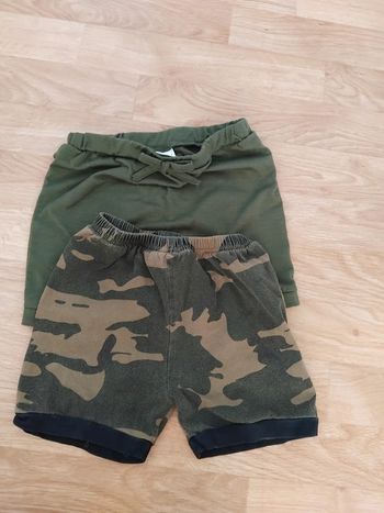 Lot shorts garçon 18/24mois