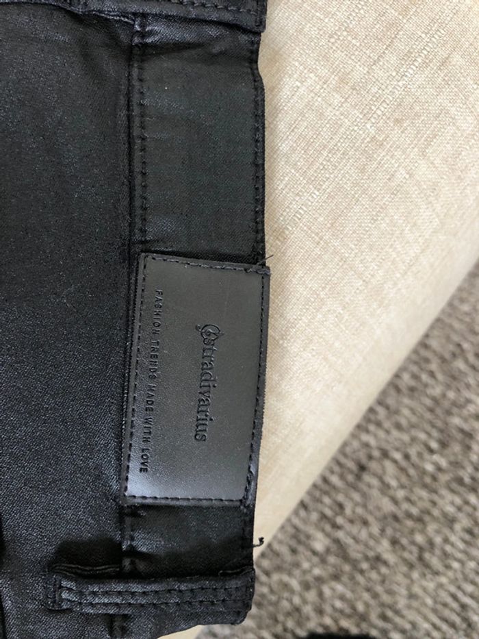 Pantalon effet huilé stradivarius - photo numéro 5