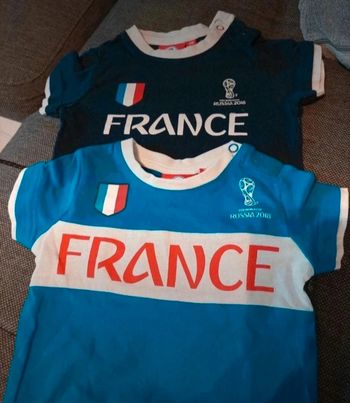 Lot de 2 tee-shirts de Football