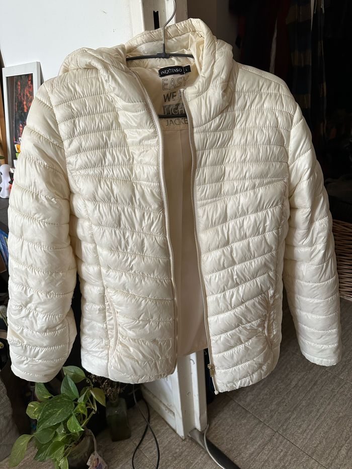 Doudoune couleur crème ados taille L - photo numéro 5