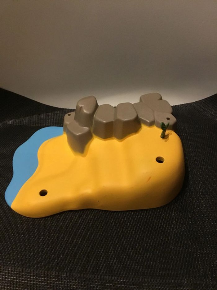 Playmobil 4139 plaque base île des pirates rochers sable eau et mini cactus pièces détachées - photo numéro 5