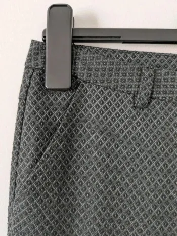 Pantalon gris à motifs - New look - taille 38