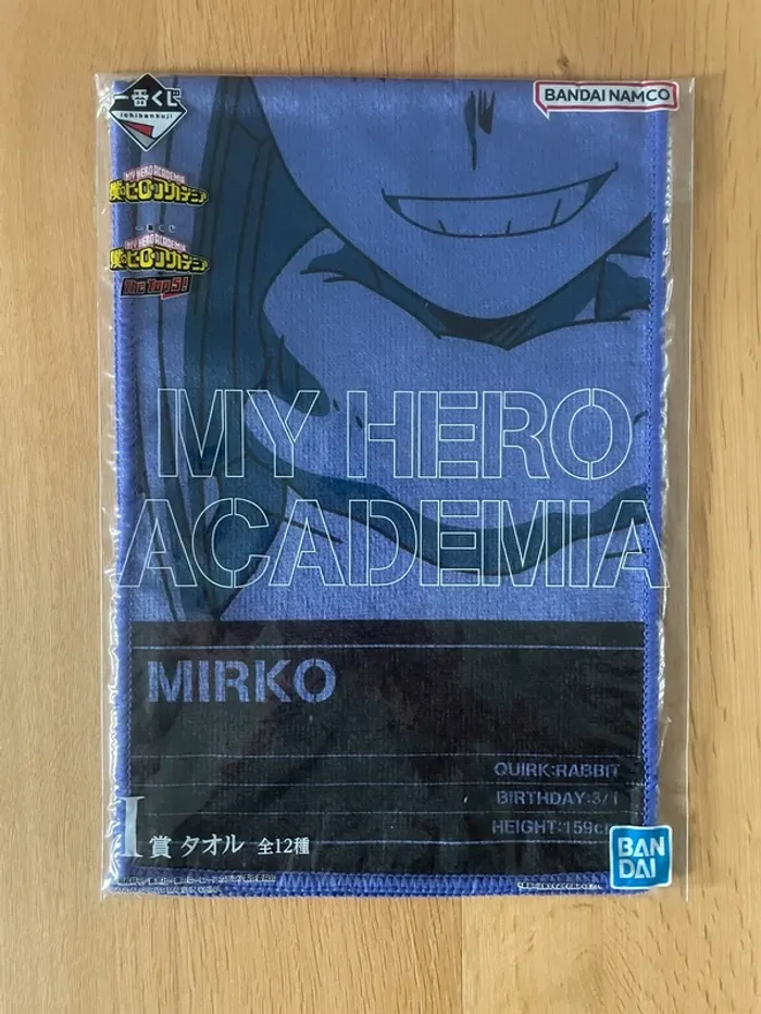 My Hero Academia – Serviette Mirko Ichiban Kuji The Top 5! 60 x 21 cm