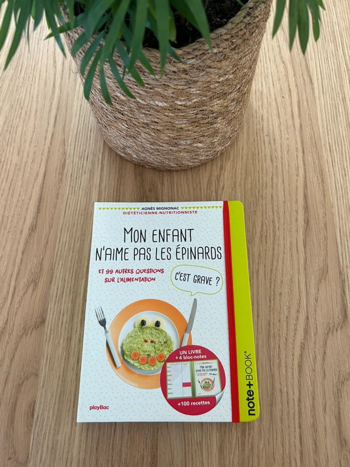 Livre Mon enfant n’aime pas les épinards