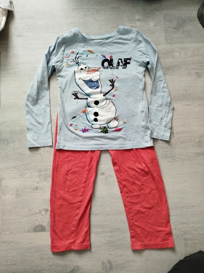 Pyjama Olaf à sequins 8 ans