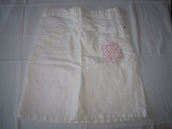 Jupe Mim Taille 36 Blanc Femme - photo numéro 2