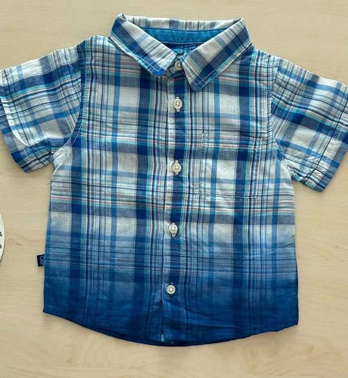 Chemise garçon été 3 mois 60 cm - photo numéro 3
