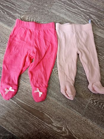 Bas de pyjama rose Zeeman 1 mois