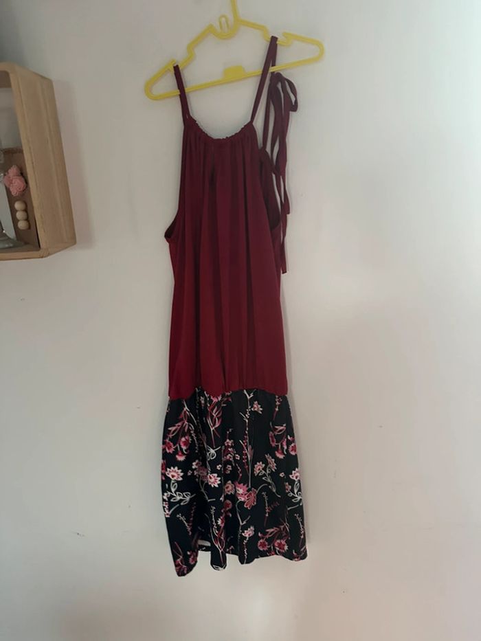 Robe courte femme à fleurs, taille S - photo numéro 4