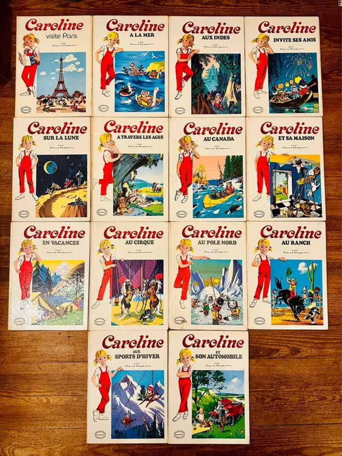 Grand lot de 14 albums Hachette anciens vintage Caroline Pierre probst bd