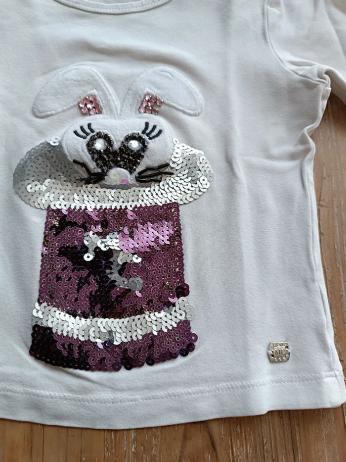T-shirt manches longues fille 2 ans - photo numéro 2