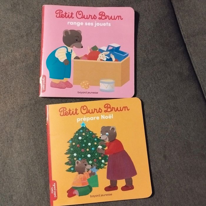 2 livres Petit ours brun