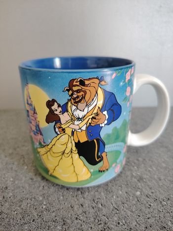 Mug tasse disney la belle et la bête scène import japon tbe