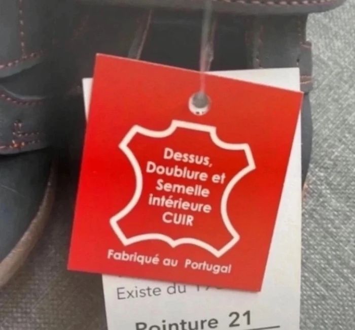 Chaussures à scratch bottines taille 21 Dpam du pareil au même neuves - photo numéro 2