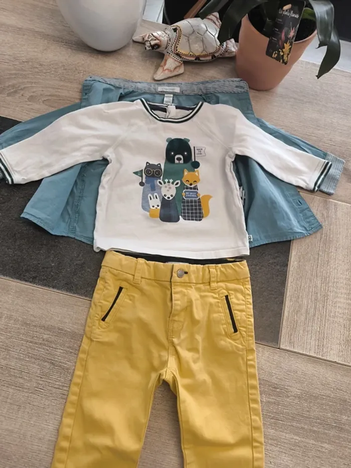 Ensemble 3 pièces garçon 12 mois obaibi - photo numéro 16