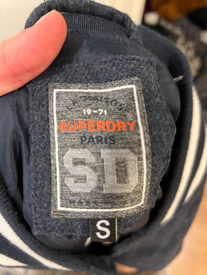 Bomber superdry taille S - photo numéro 4