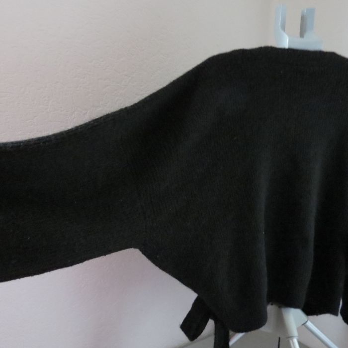 Joli pull cache-cœur noir – doux & confortable🤩 - photo numéro 7