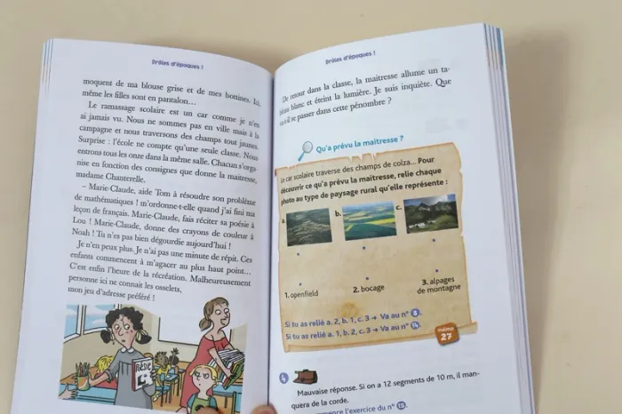 Livre Romans-jeux pour réviser "L'énigme des vacances : Drôles d'époque" du CM1 au CM2 (9-10 ans) - photo numéro 3