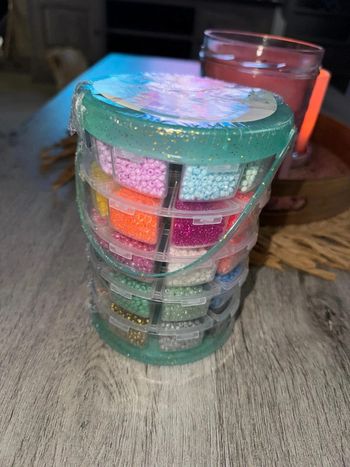 Perle de rocaille 180 grs 40 couleurs neuf