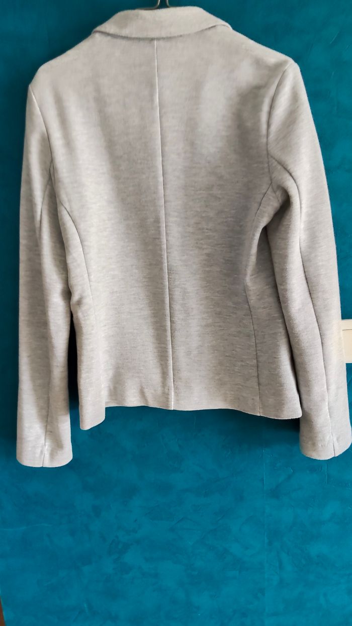 Veste blazer grise taille 36 - photo numéro 4